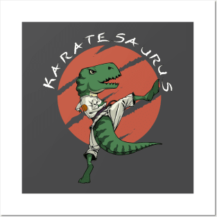 karatesaurus Posters and Art